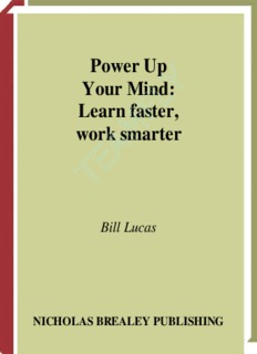 Power Up Your Mind: Learn faster, work smarter